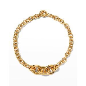 Saint Laurent Short Link Necklace Gold - One Size